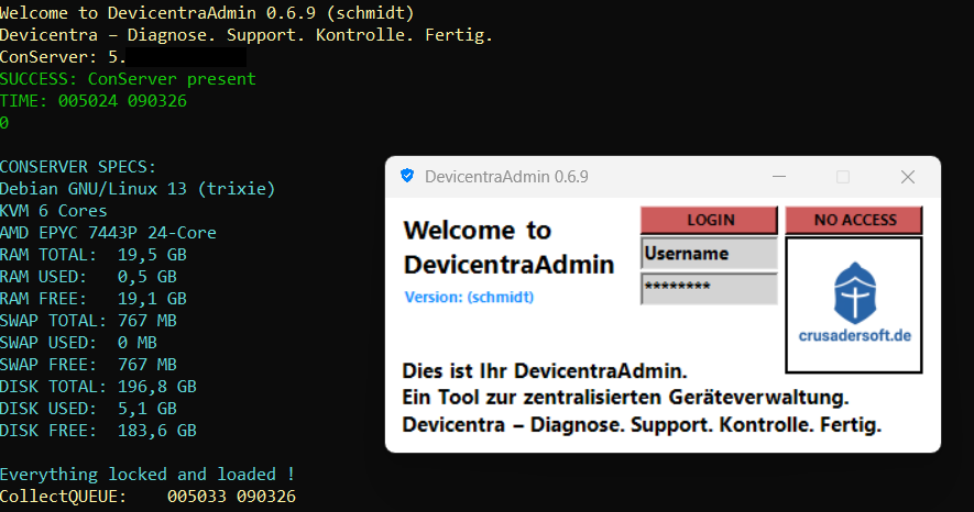 DeviCentra Screenshot