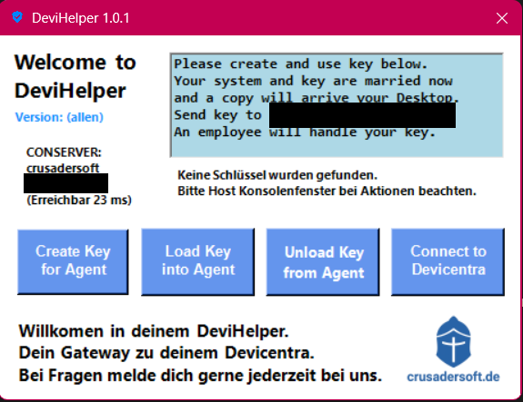 DeviHelper Screenshot